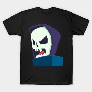 Creative Color Skull Illustration - Cute T-Shirt